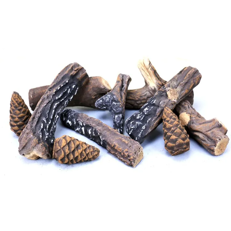 Gas Logs Fire Wood Replacement Ceramic Fireplace Logs Buy Gas