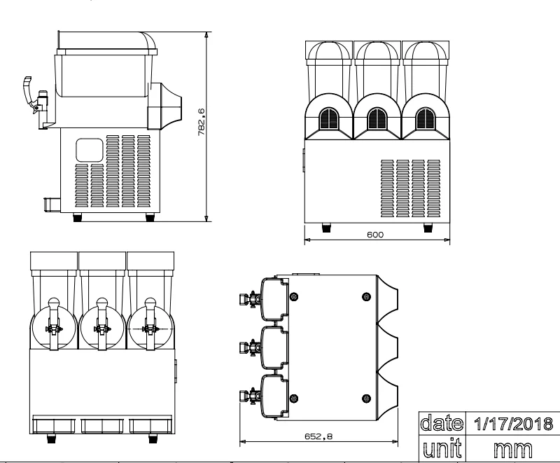 Cihan Classic Slush Machine Xrj15lx3 Buy Slush Machine,Classic Slush