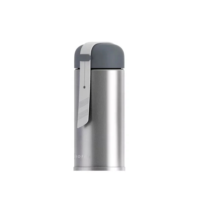 

Manufacturer 280MLCustom Logo Plain Silver Metal Double Wall Stainless Steel Vacuum Bottle, Color