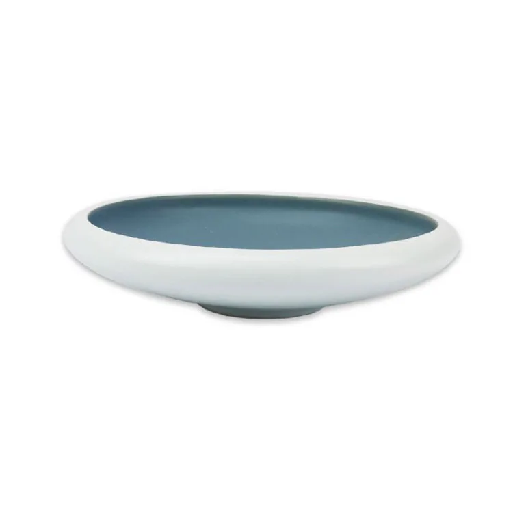

Factory wholesale high quality round terse matte ceramic plate