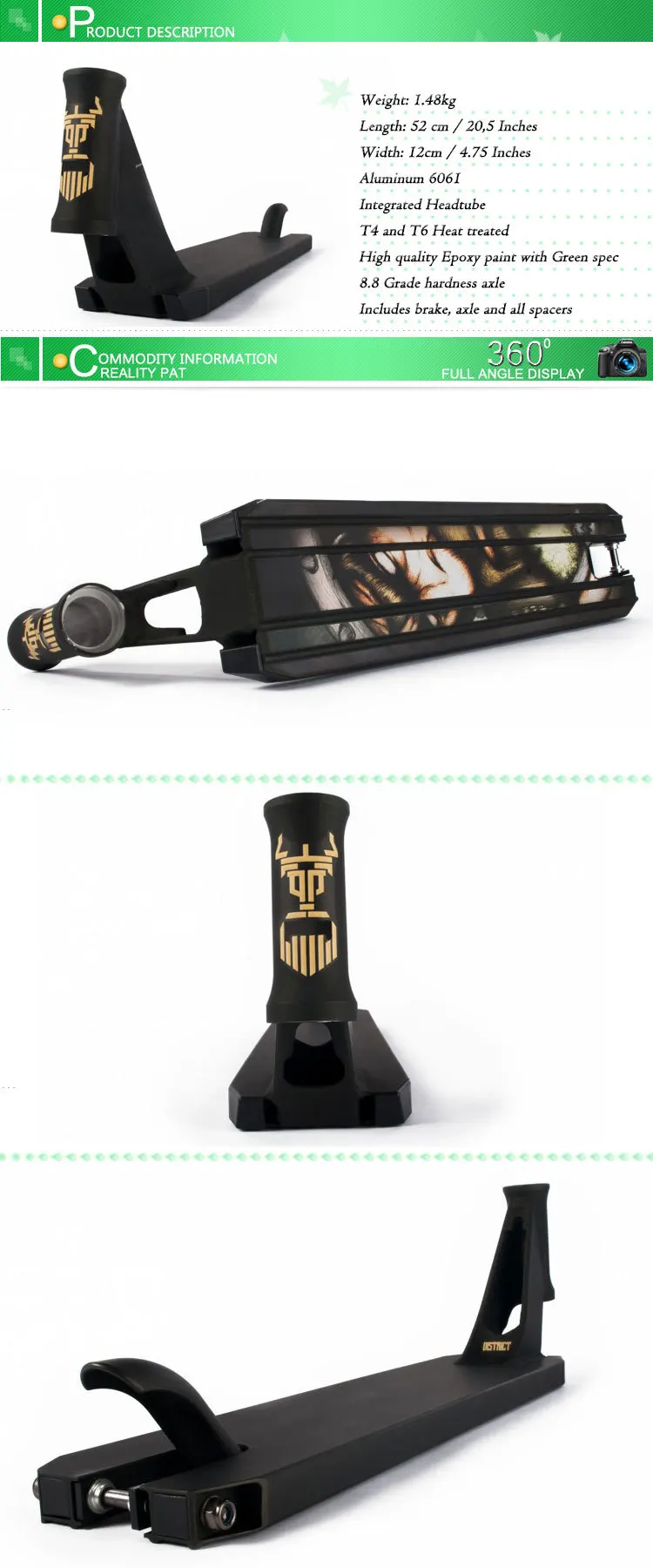 Stunt Scooters Deck,Pro Scooter Aluminum Deck,Kids Scooter Deck Buy