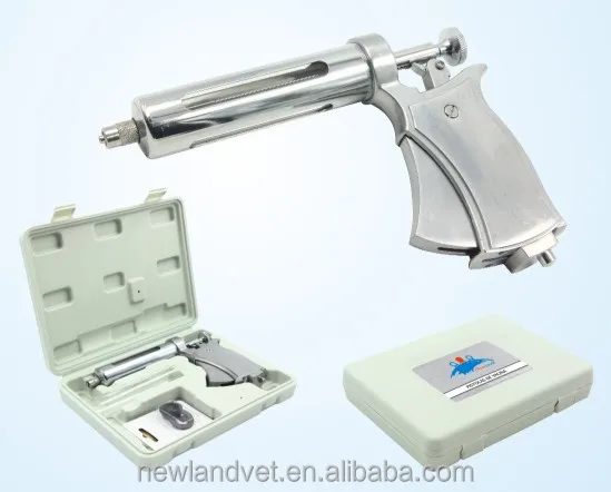 
NL212 dosing metal syringe gun veterinary automatic syringe animal injection gun  (60586328986)