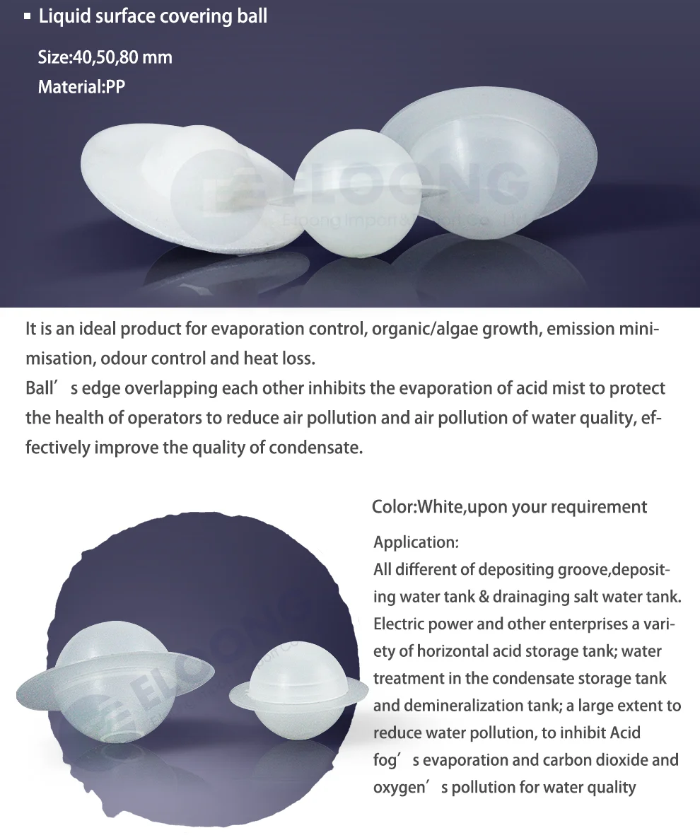 Reduce Water Evaporation Plastic Liquid Covering Floating Ball Buy