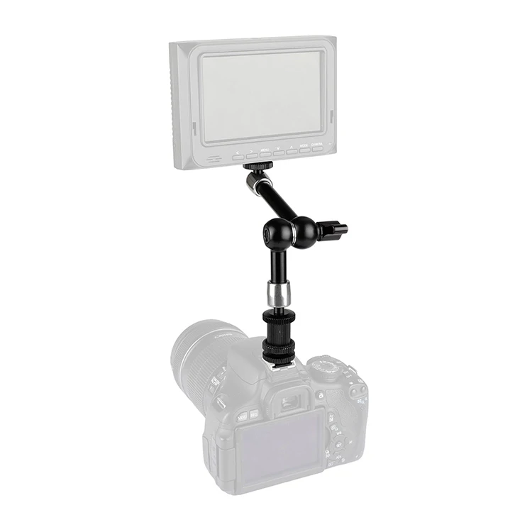 

Flash Light Monitor Hot Shoe Articulating Magic Arm 9 Inch, Black