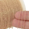 14K Gold Filled Bulk Chain Flat Cable Chain or Jewelry Making