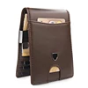 Slim Genuine Leather Front Pocket Wallets for Men