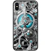 Nillkin Spacetime Case Painted Tempered Glass Cell Phone Case TPU PC Protective Cover Luxury mobile Phone Case for iphone XS Max