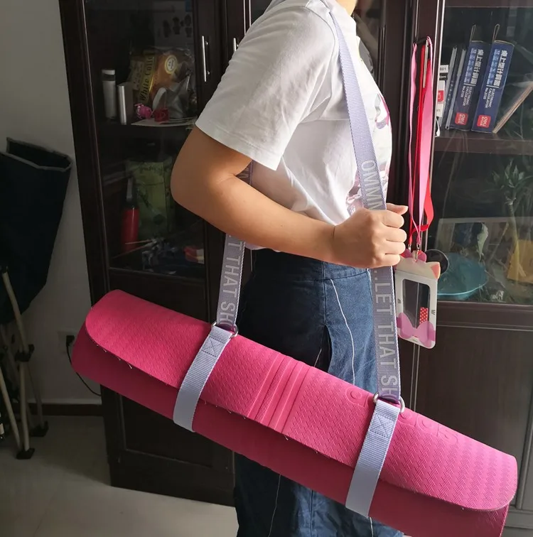 Custom Logo Yoga Mat Sling Carrying Strap Buy Yoga Mat Strap,Yoga Mat