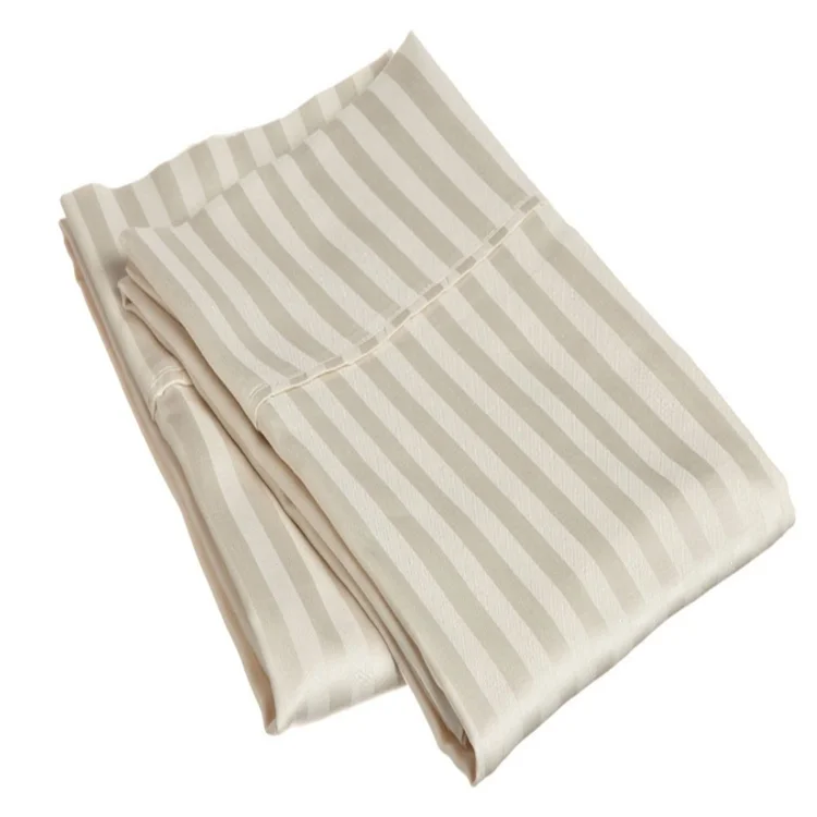 Superior Quality T250 1cm Stripes Hotel Bed Linen Set/bedding Sheet Set ...