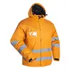 Work wear uniform men coat PU coated seam taped rain jacket