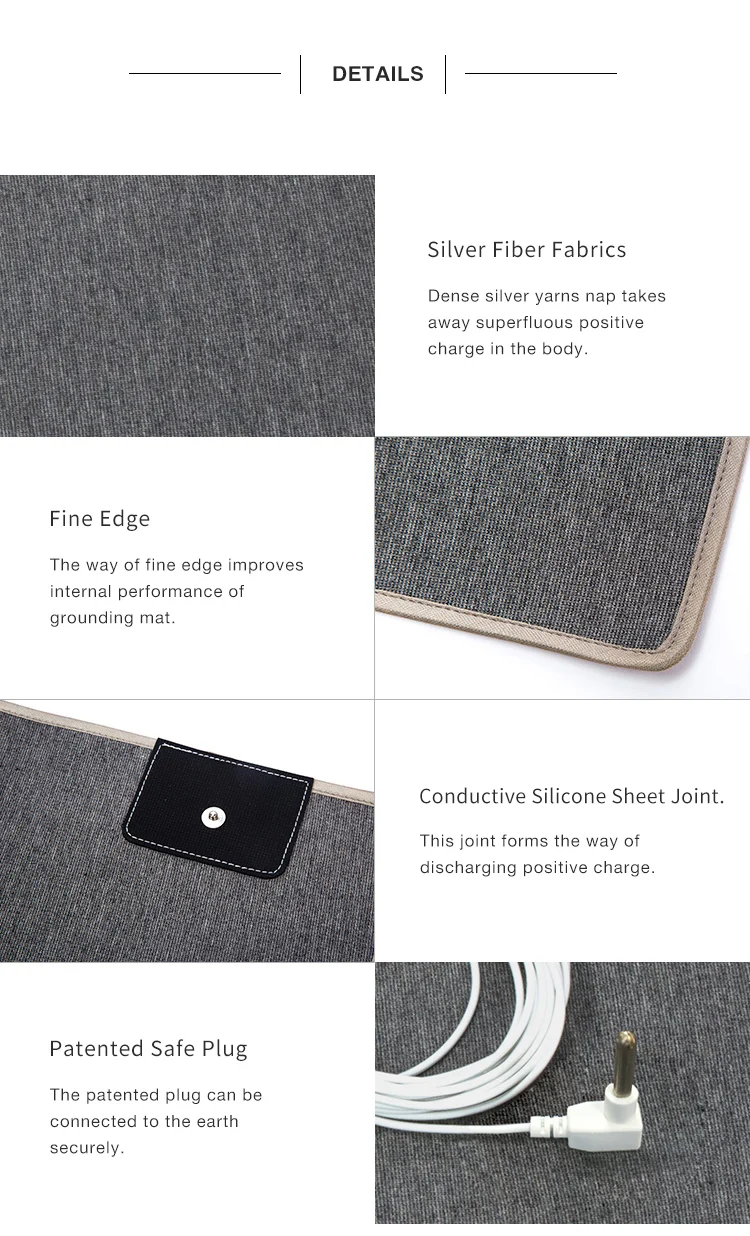 Odm Wholesale Silver Fiber Conductive Grounding Pad Fabric Buy