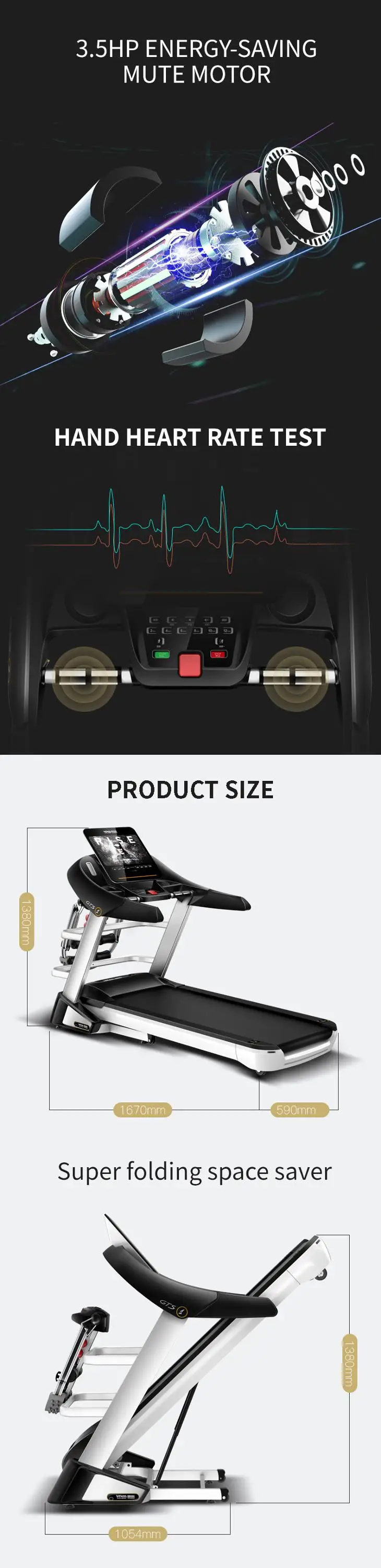 Ypoo Motorised Folding Treadmill Electric Gym Running Machine Price