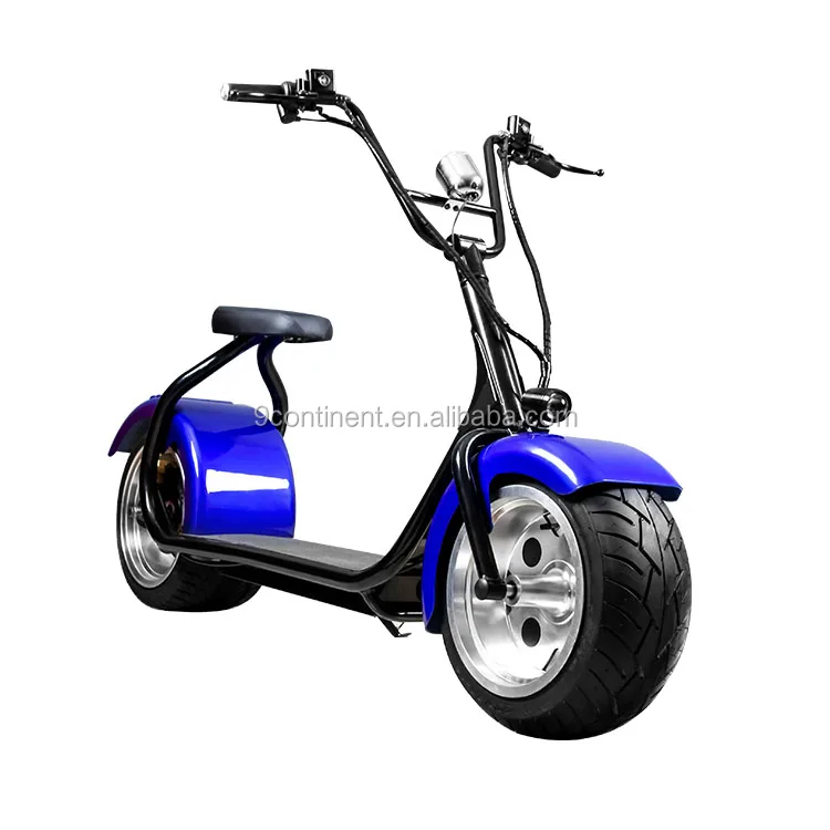 

Promotion product E-Scooter city coco 2 Wheels Electric Motorcycle 1000W Adult Electric city Scooter adult three wheel scooter, Black white blue red golden
