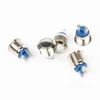 19mm Metal brass spherical ball Push Button Switch domed Momentary 1NO screw terminal Hot sale