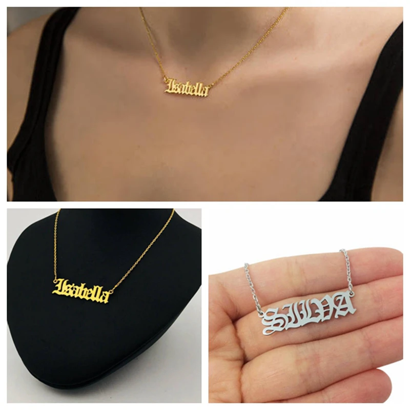Fashion Personalized Custom Old English 