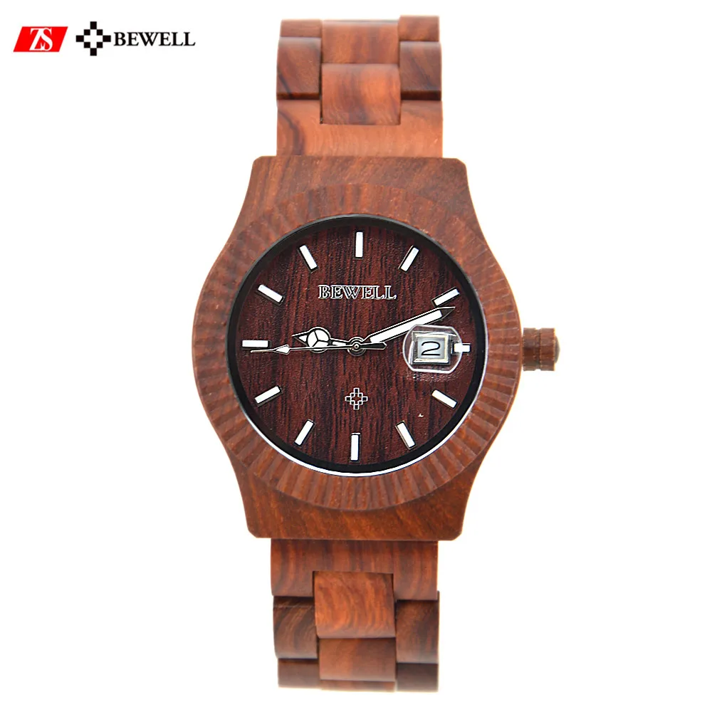 

Natural Wood Men Analog Quartz Wristwatch Ready Stock To Shipment