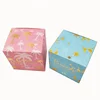 OEM wholesale colorful art paper box beautiful square packaging boxes for skincare face cream body lotion eye cream