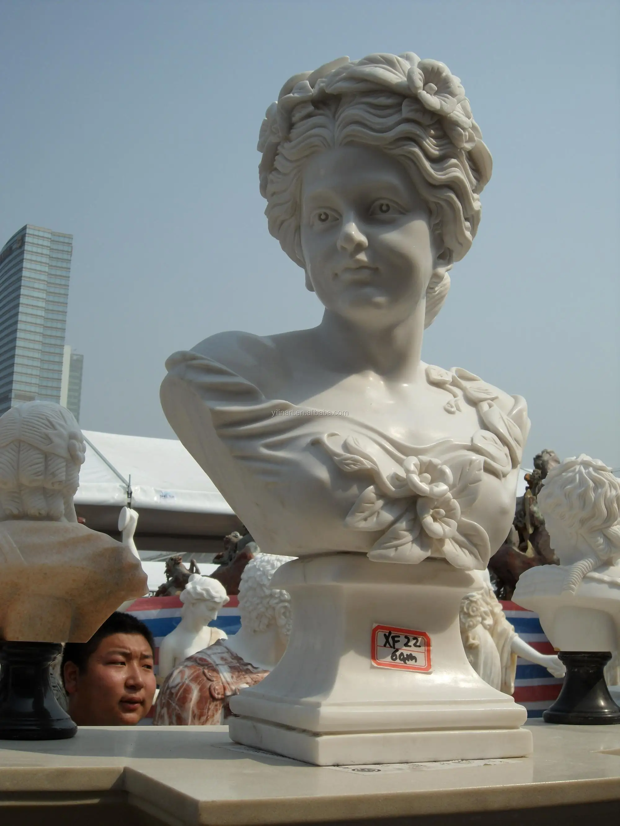 Beautiful Female Stone Bust Sculpture (ylt032) Buy Female Marble