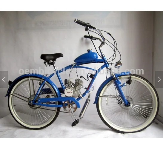 

Wholesale 26 inch 50cc beach style gas engine motor cycles/ gas powered bicycles for sale