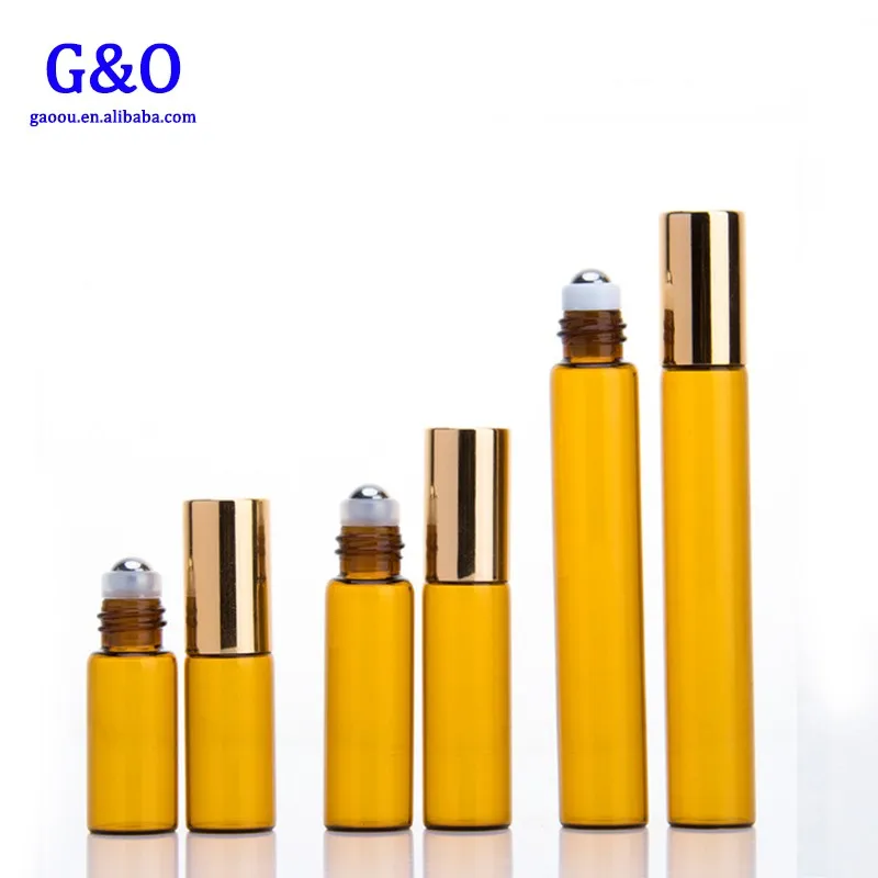 amber roll glass bottle 6