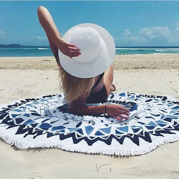 Пляжное полотенце. Круглая подстилка на пляж. Красивые пляжные полотенца. Круглое пляжное полотенце.