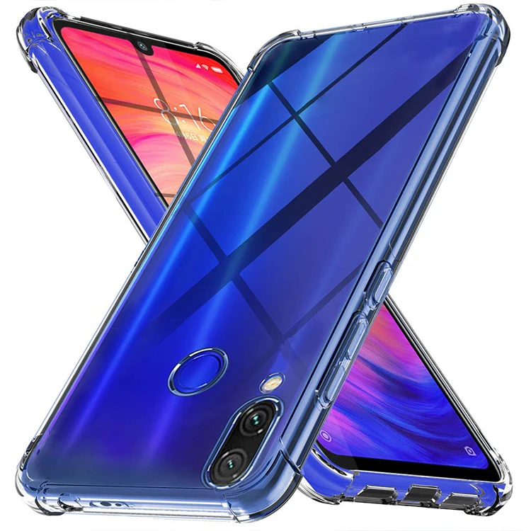 

Scratch Resistance Tpu Bumper Case For Xiaomi Redmi Note 7 Pro Back Cover, Clear