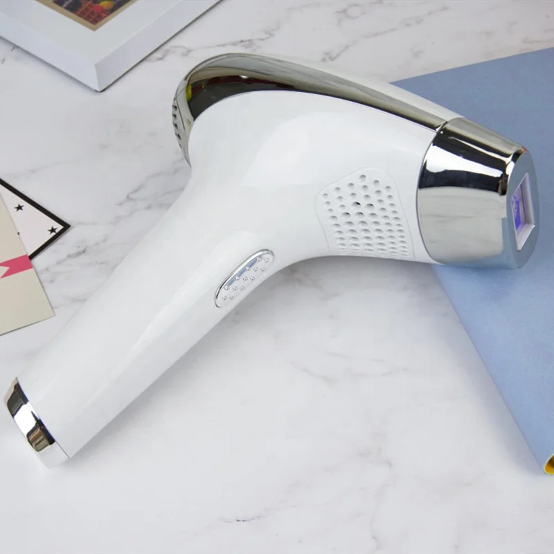 

Mini Home Use Ipl hair removal laser portable For Personal Use with LCD display, Purple and silver