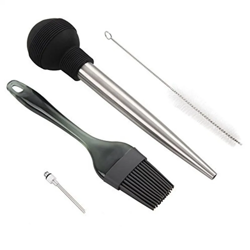 BBQ Syringe Injector Needle - Turkey Bulb Baster Set