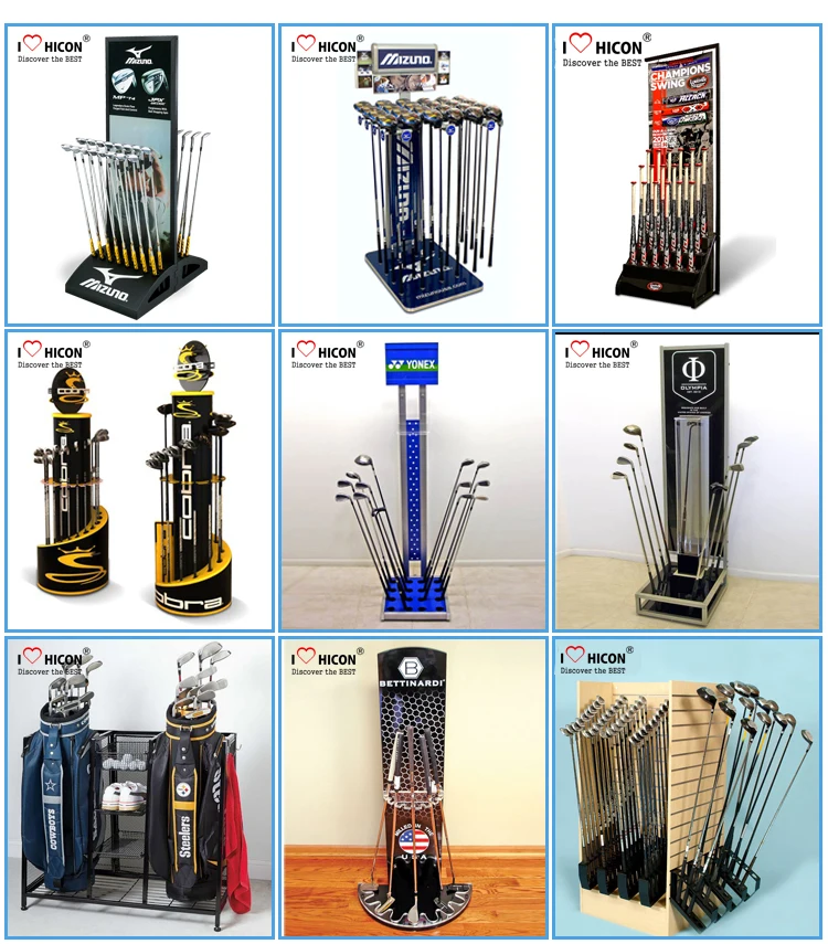 Custom Sports Tool Retail Store 4way Floor Standing Wood Or Mdf