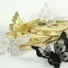 BSCI FSC silk fabric party crafts hanging decorative flying decor butterfly wedding decoration