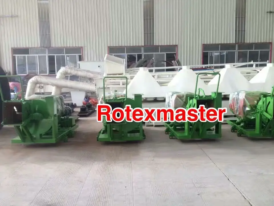 Rotexmaster Hot Sale 40hp 1000kg /h Diesel Mobile Wood Chipper Shredder for Garden Wood