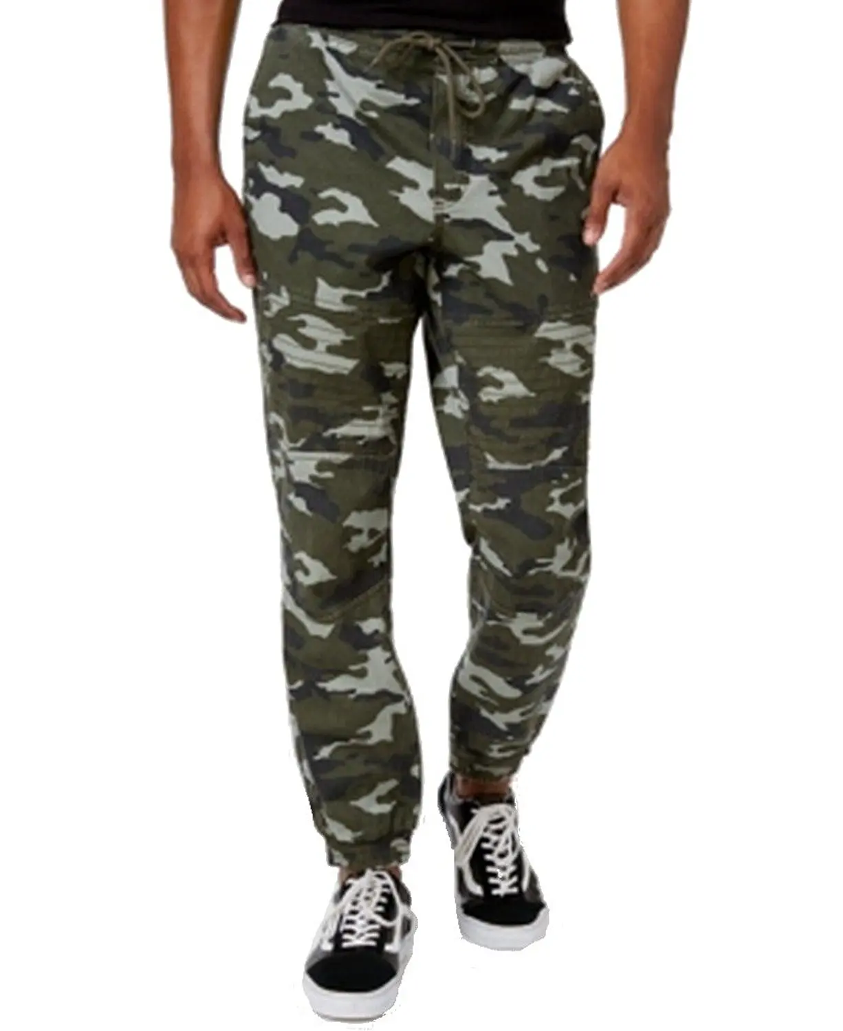 American Rag Gray Mens Drawstring Camo Jogging Pants Green 2XL