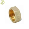 customized made Tooth depth 1.5-3.0mm hexagonal brass nuts female threaded nuts