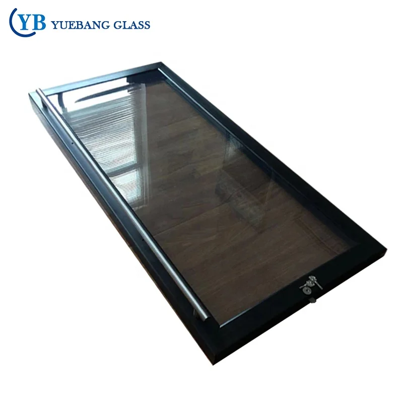 
Display Wine Refrigerator Glass Door with Stainless Handle 