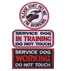 PTSD SERVICE DOG IN TRAINING DO NOT TOUCH PATCH Badge Morale DOG THERAPY TRAINING Police dog Tactical Vest Mesh Harness Patch