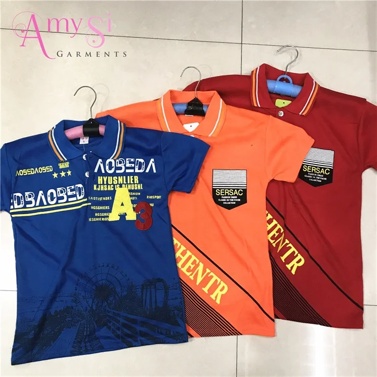 

1.11 USD BY023 Factory directly wholesale summer short sleeve mix color kids polo t shirt for boys, Many colors &patterns as pictures mixed