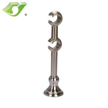 Stardeco Decorative Double Adjustable Curtain Rod Brackets