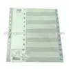 colorful fsc paper A4 index dividers 10 pack machine