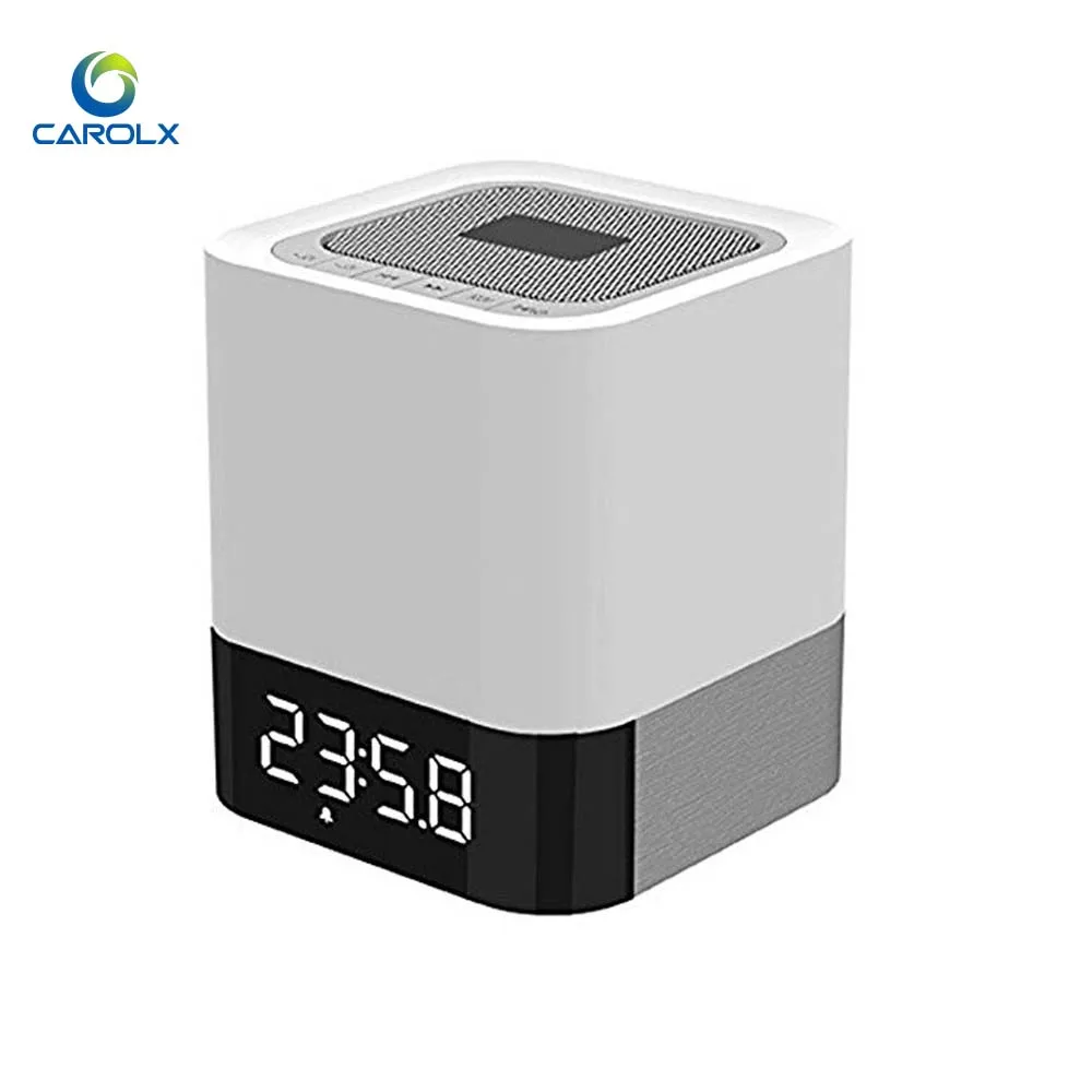 

Stereo Sound Laptop Speakers Bluetooth Wireless Speaker with LED Light, White