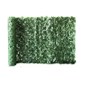 High Quality Cheap UV Artificial Leaf Fence Faux Ivy Leaf Fence For Covering Garden Wall Decoration