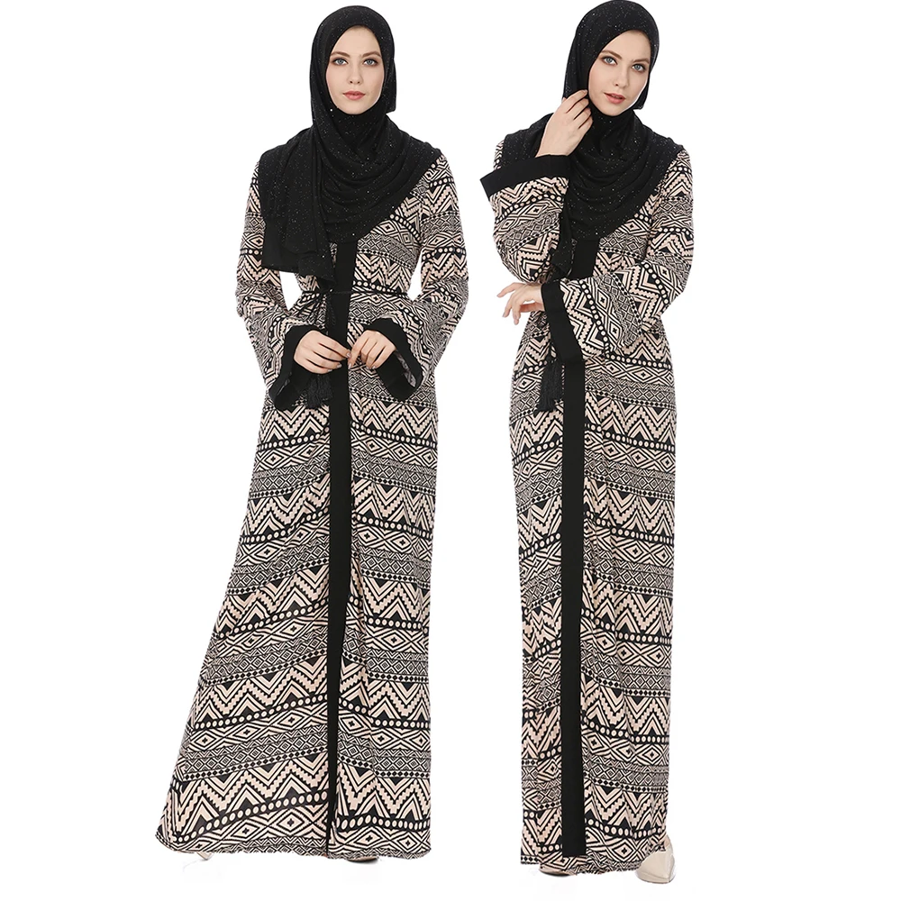 

New Arrival Elegant Islamic Clothing Muslim Long Dress for Lady, As picture
