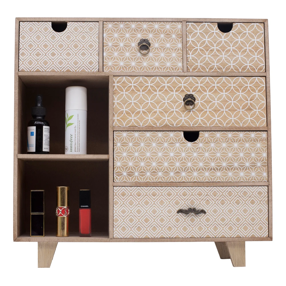 
Simple Home Small Wood Desk Office Filing Cabinet 