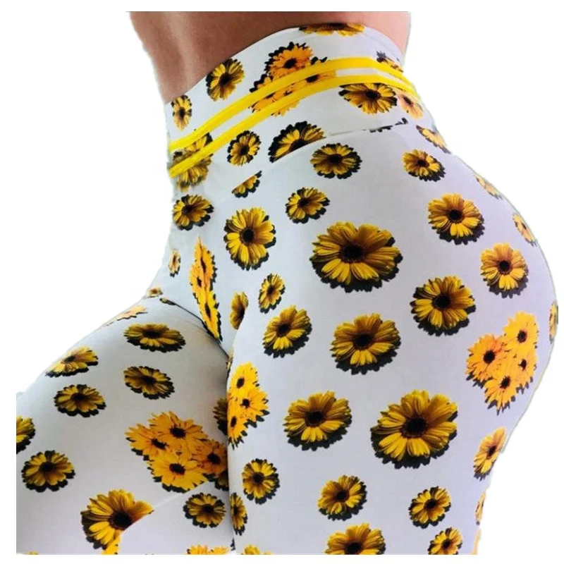 

nylon elastane digital print leggings custom print, Customized color