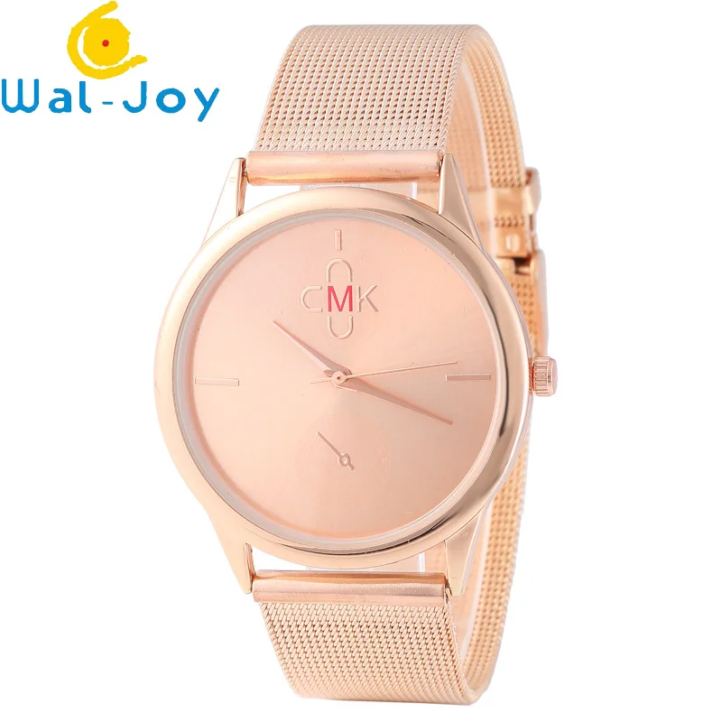 

WJ-6776 Simple Leisure Wholesale Mesh Belt Strap Hot Sale Quartz High Quality Watch