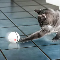 

360 Degree Smart Interactive Automatic Rolling Ball USB Rechargeable LED Light Interactive Cat Toys