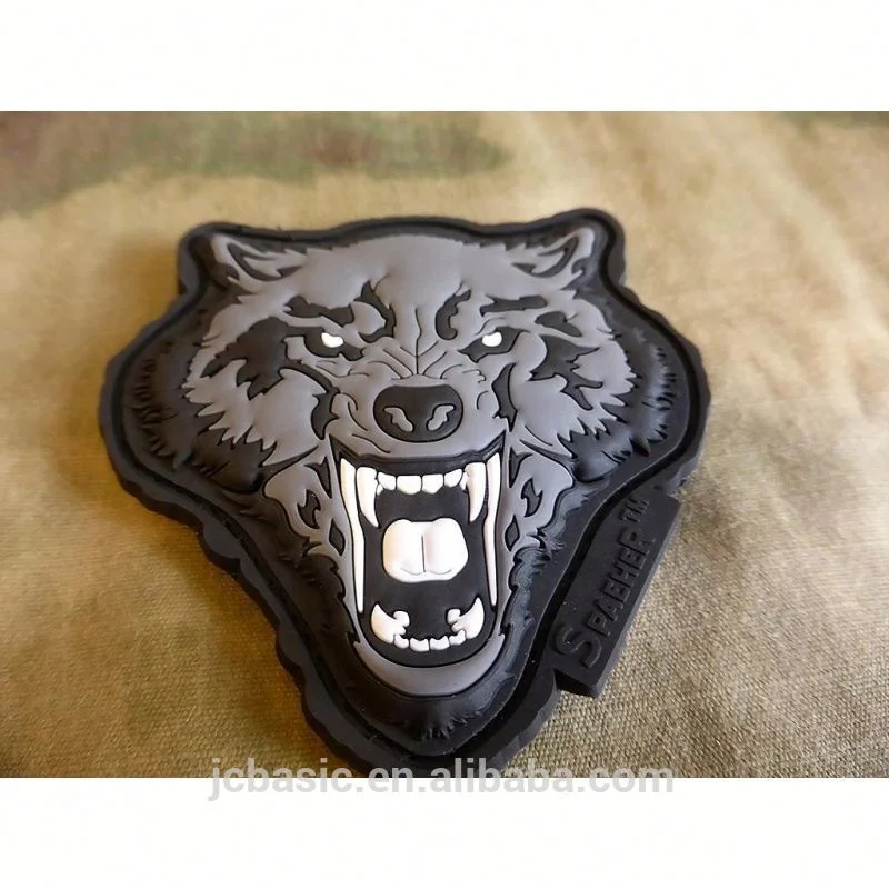 High quality cheap custom rubber patches tactical morale patches