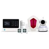 Easy installation wireless home security alarm system intelligent GSM/3G WiFi GPRS SMS alarm system support CID/SIA for CMS