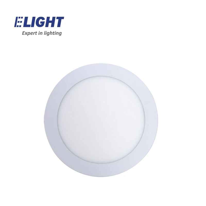 
Factory supply competitive price new design energy saving IP44 high efficiency 6w/12w/18w/24w round surface Led Panel Light 
