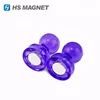 2018 super permanent neodymium plastic customized Whiteboard Magnets Push Pins Fridge Magnets for Refrigerator,School and Office