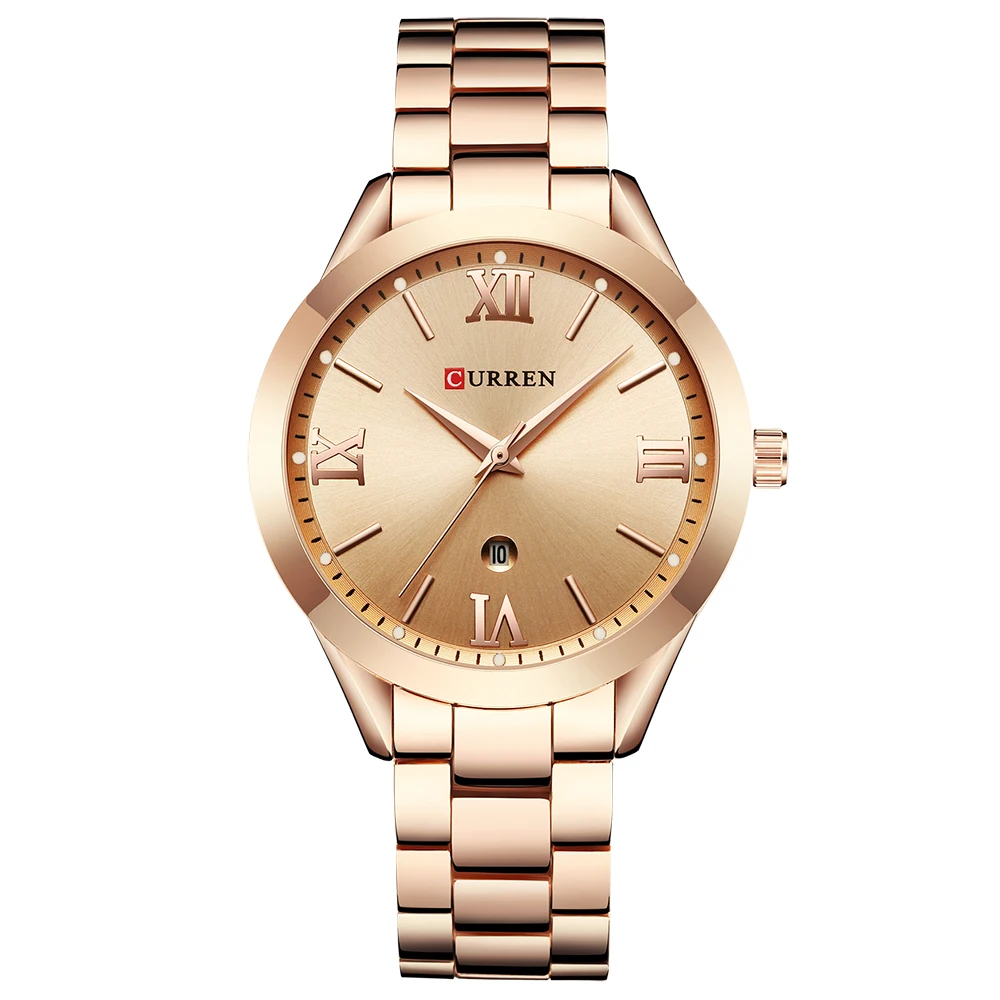 

CURREN 9007 Rose Gold Watch Women Quartz Watches Ladies Top Brand Luxury Female Wrist Watch Women Girl Clock Relogio Feminino